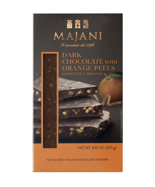 Majani Dark Chocolate with Orange Peel | 250g