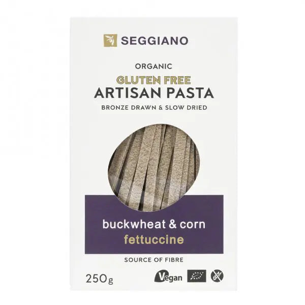 Seggiano Organic Gluten Free Buckwheat &amp; Corn Tagliatelle | 250g