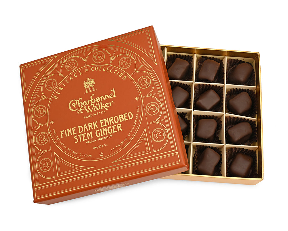 Charbonnel et Walker Fine Dark Enrobed Stem Ginger | 180g