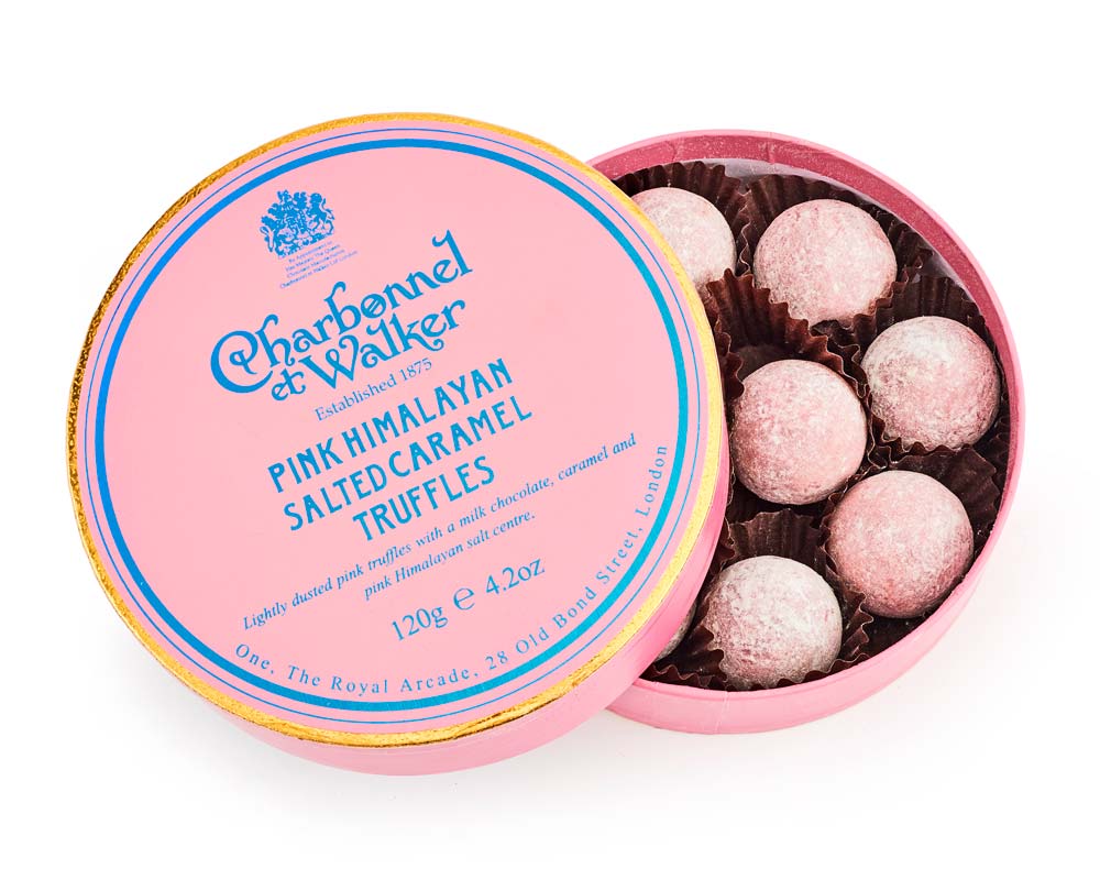 Charbonnel et Walker Pink Himalayan Salted Caramel Chocolate Truffles | 120g