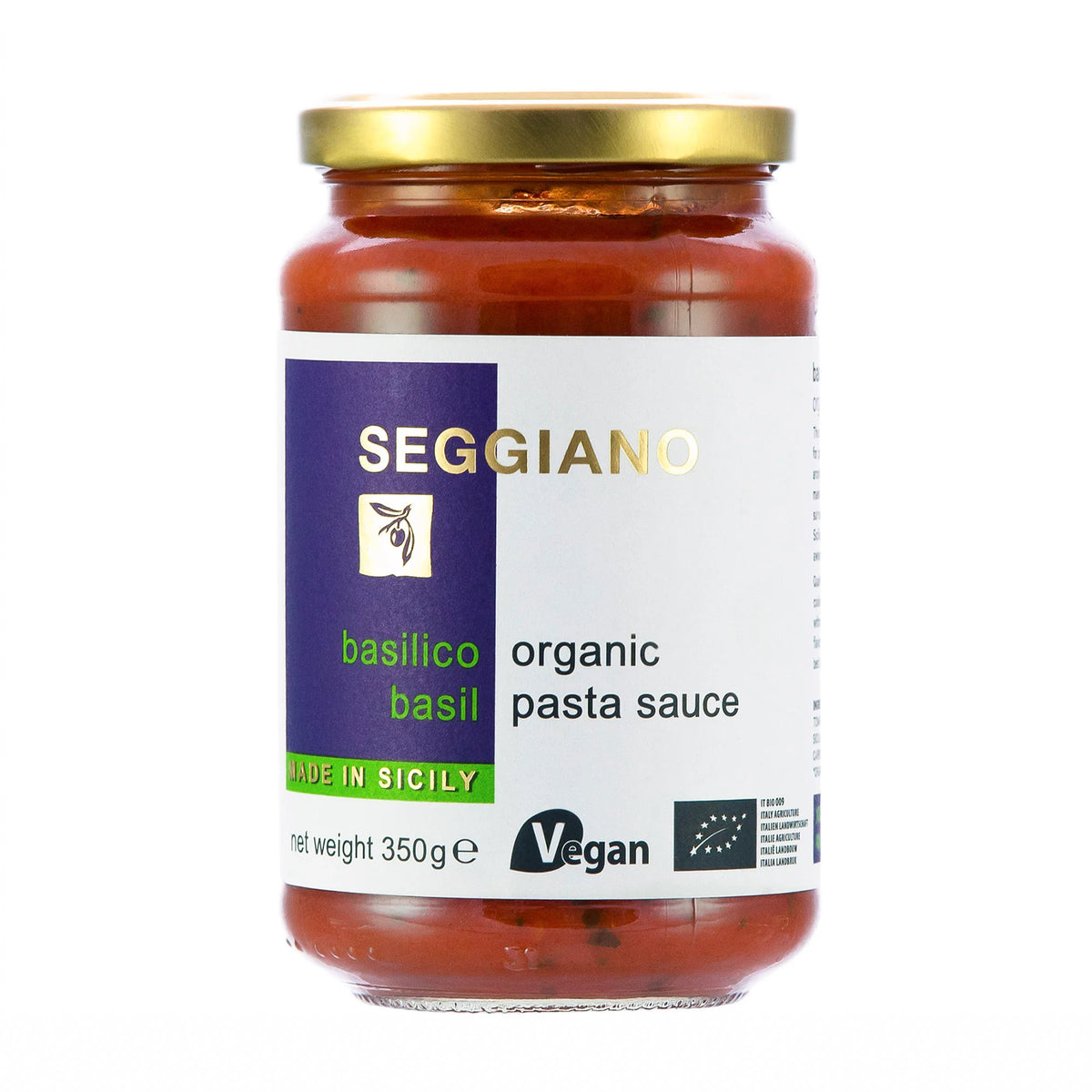 Seggiano Organic Basilico Basil Pasta Sauce | 350g