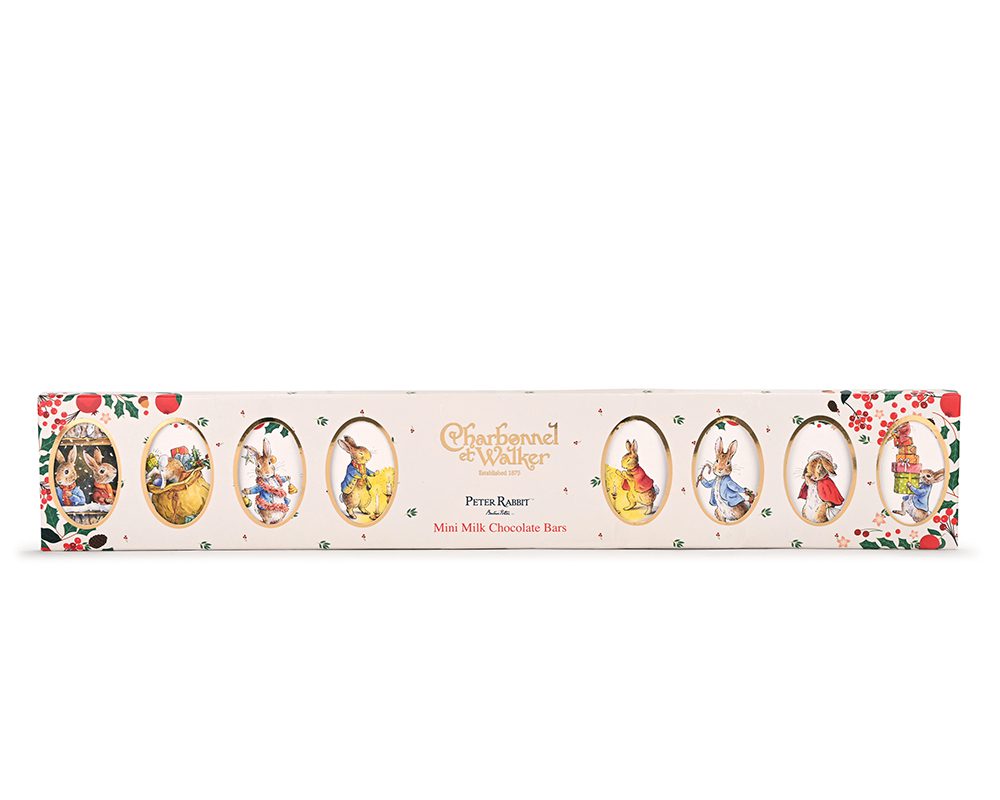 Peter Rabbit Festive Portraits – Ten Mini Milk Chocolate Bars