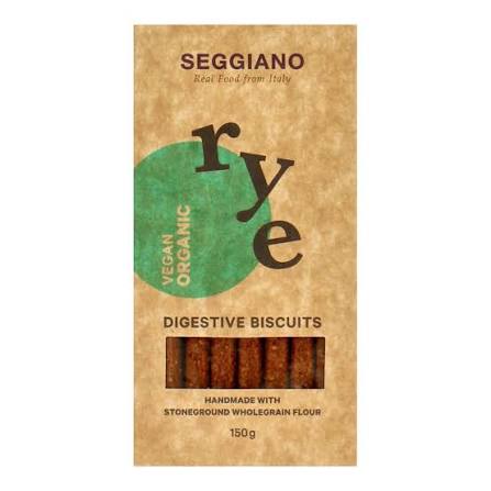Seggiano Organic Rye Digestive Biscuits | 150g