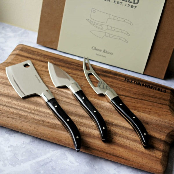 Paxton &amp; Whitfield Cheese Knives Set of Three