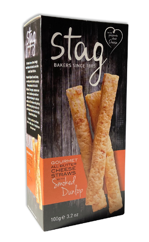 Stag Cheese Straws with Smoked Dunlop