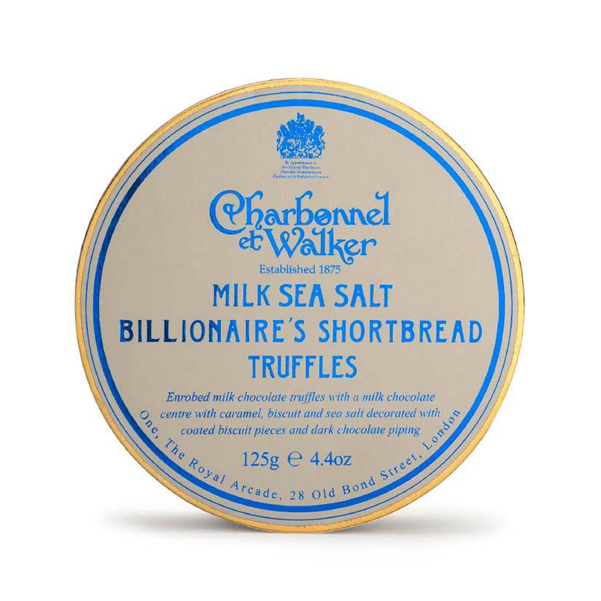 Charbonnel et Walker Milk Sea Salt Billionaire’s Shortbread Truffles | 125g