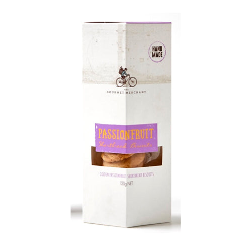 The Gourmet Merchant Golden Passionfruit Shortbread Biscuits | 120g