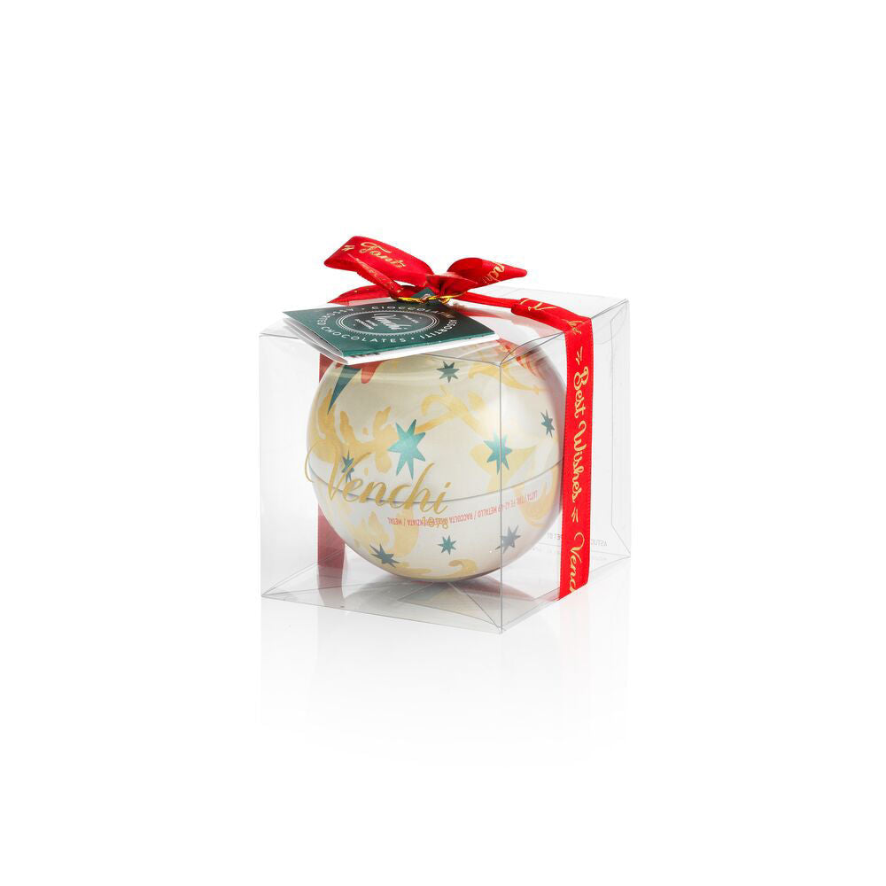 Venchi Champagne Xmas bauble with Comet Chocolates | 49g