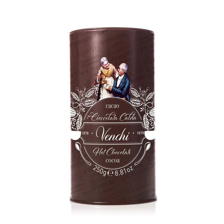 Venchi Cocoa Powder for Hot Chocolate Metal Tin | 250g