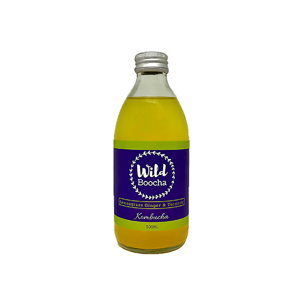 Wild Boocha Lemongrass Ginger & Turmeric | 300ml - The Dempsey Project